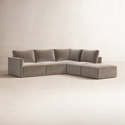 Deirdre Modular Upholstered Reversible Chaise L-Sectional
