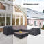 Adharsh Acacia Outdoor Conversation Sets Group Seating Patio Furniture Covers