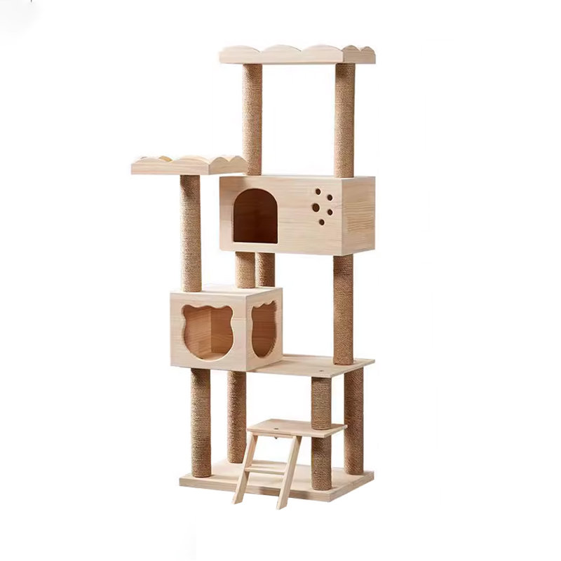 6 Tiers Cat Tree with Condons,Perch,Scratching Posts