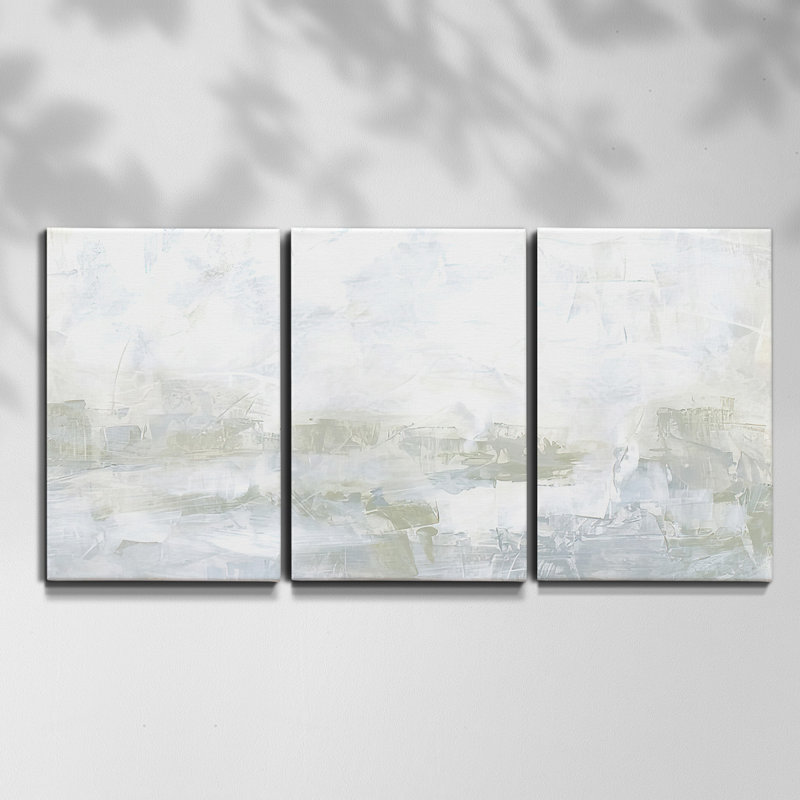 Paper Blur I - Multi Piece Framed Canvas, 60" H x 120" W x 2" D