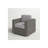 Minnesota Wicker Club Chair - Grey, Chair-276357875