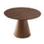 Table de salle à manger ronde en bois aggloméré de 47,24 po de style moderne convenant à la cuisine-1817910750