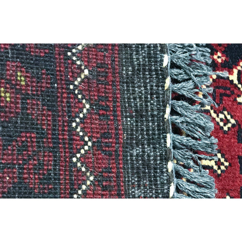 Tapis rouge noué à la main de haute qualité