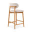 Tabouret de bar / de comptoir Alida Ena Lucia - siège en jute Harvest - structure Ebano-2043193057-2043193056