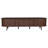 70" Mid-Century Modern TV Stand with Tambour Doors and Built-in Power Outlet for TVs up to 80"