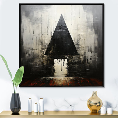 «Black and White Judaism Minimalisme», impression sur toile