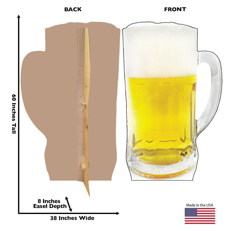 60'' Food & Beverage Cardboard Standup