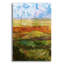  «Canyon Ridge 1» par Allan Friedlander, art mural en verre acrylique, 12 po x 16 po