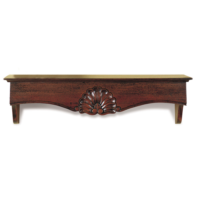 Keen Replicas Mahogany Solid Wood Floating Shelf