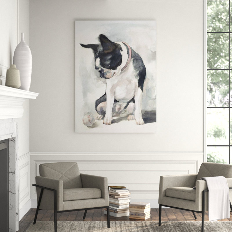 Play Day Print by Sara Brown, Glass Coat, 33" H x 24" W x 1.5" D