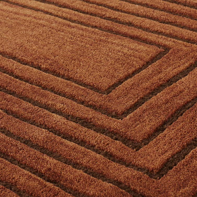 Orlie Hand Tufted Wool Geometric Rug