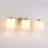 3-Light 22 in. Brushed Nickel Indoor Bathroom Vanity Lights With Etched White Glass Square Rectangle Shades-1589189633-1578838217