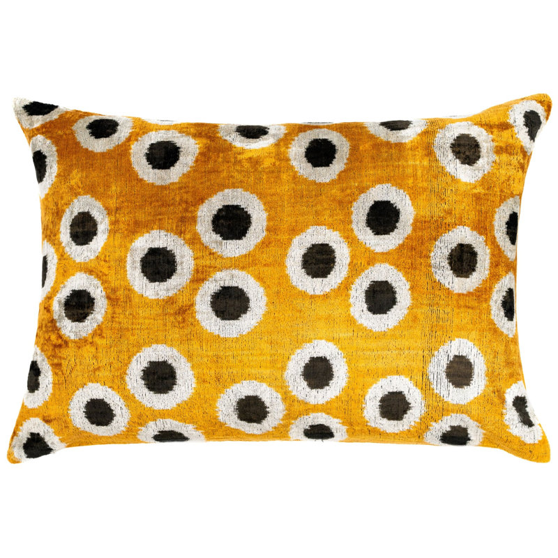 Polka Dots Velvet Throw Pillow