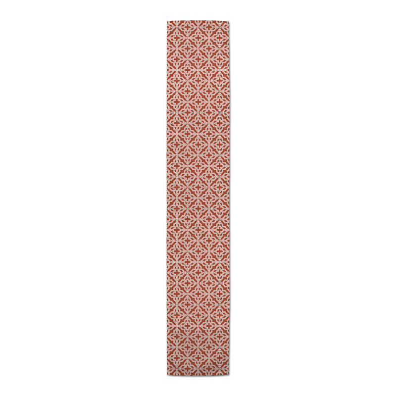 Chemin de table Camisa, P 16 po x L 90 po, Brun