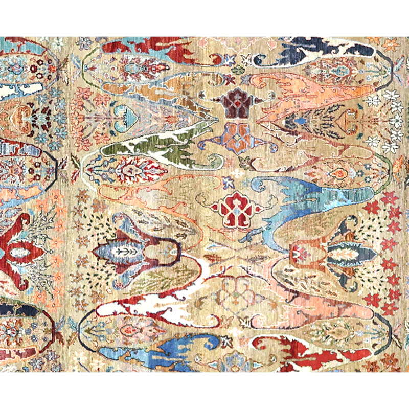 Hand Knotted Wool Indoor Rug, Rectangle 14' x 20'