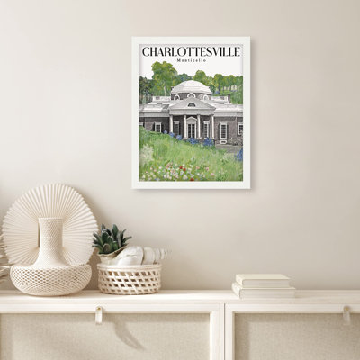 " Monticello Dome Charlottesville Carolina Landmarks American "