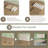 Damerius Cloud Padded Teddy Fabric Upholstered Headboard with High-Density Foam, No Drill Installation, Fits 8-14 Inch Mattresses-275523189-275174041