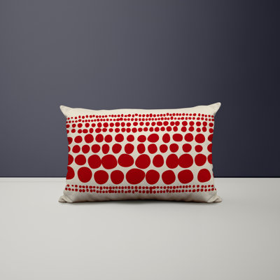 Ikom Polyester/Polyester Blend Lumbar Rectangular Indoor/Outdoor Pillow Cover & Insert