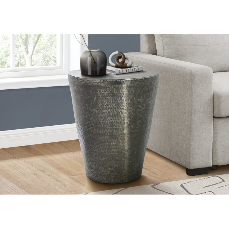 Table de bout Darragh 22, Argent argent