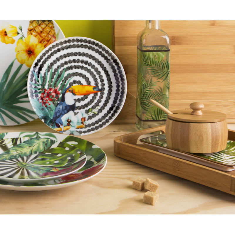 Excelsa sugar bowl Eco Living bamboo 22.5 cl natural