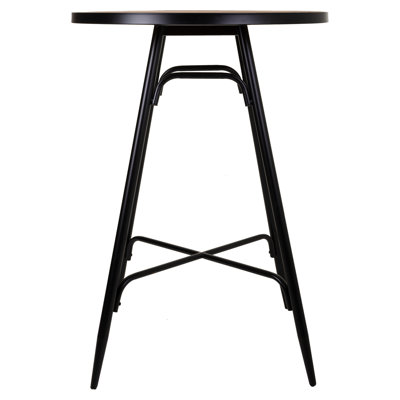 Exton Round Metal Base Dining Table