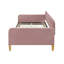 Twin Size Upholstered Daybed with 4 Support Legs-284740491-284740485