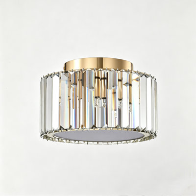Crystal Flush Mount Ceiling Light