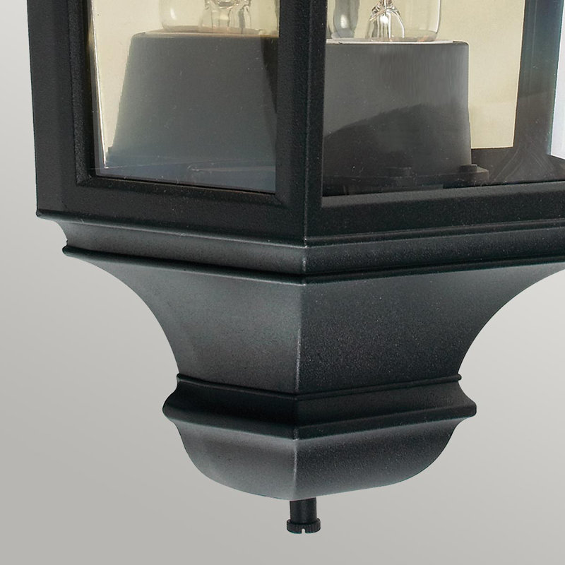 Holtby Outdoor Wall Lantern, Black