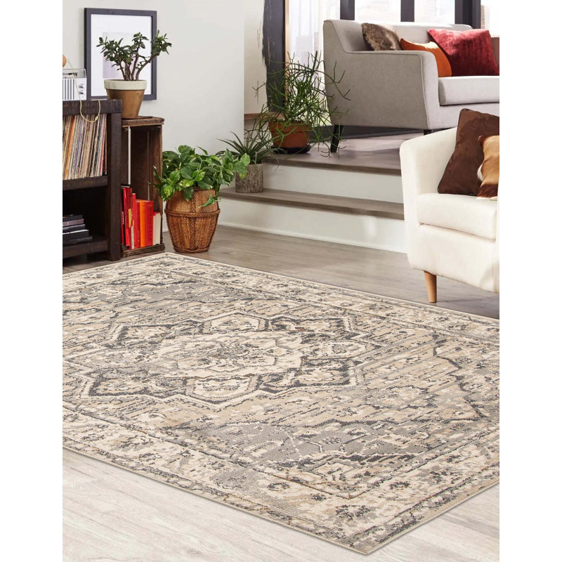 Tapis gris Bertolino, Rectangle de 5 pi x 8 pi
