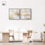 «Golden Luxe Room Room», ensemble de 2 impressions sur toile par -388470348-388470344-388470349