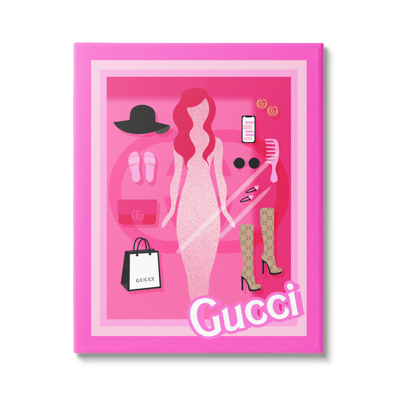 «Red Barrel Studio® Glam Fashion Doll» par Daphne Polselli, L 16 po x H 20 po