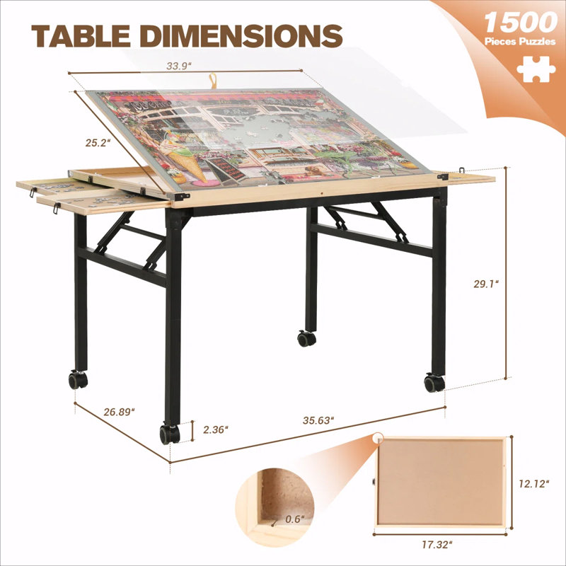 Table pour casse-tête