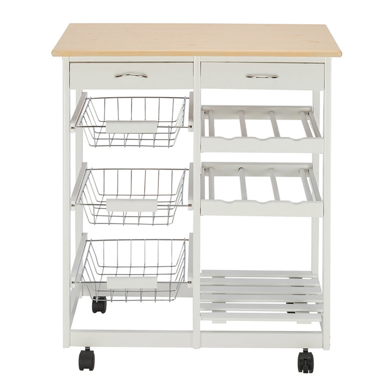 Isidoro 26.38 " W Kitchen Cart