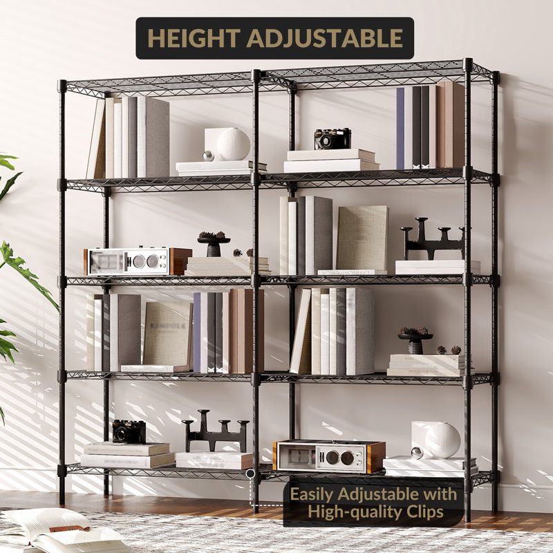 149.9cm W Metal Shelving Unit