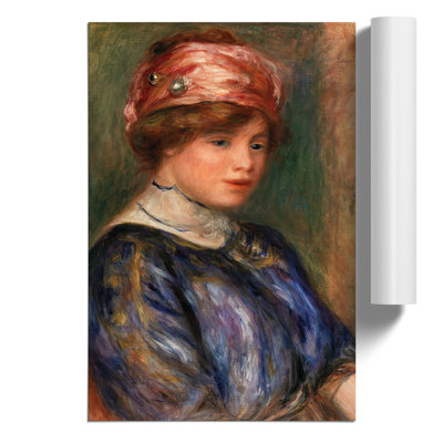 Portrait of a Woman by Pierre Auguste Renoir - Frameless Print