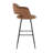 Lake Upholstered Counter Stool with Metal Frame-308806266-303832044