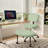 Ergonomic Cross-Legged Swivel Office Chair-387604338