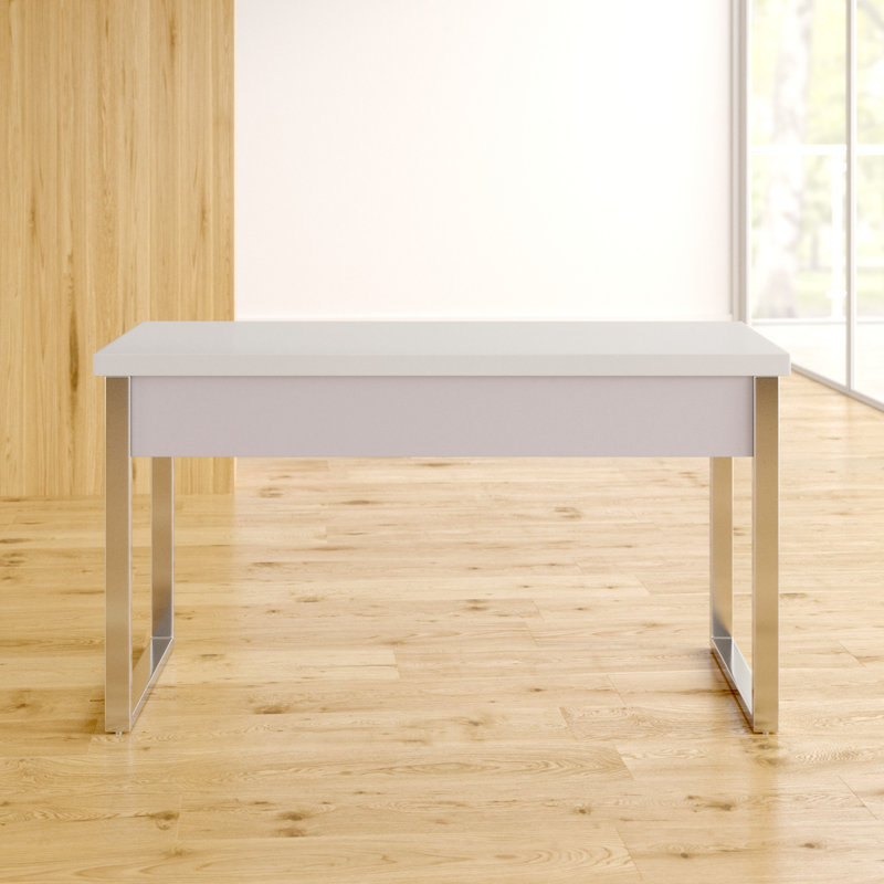 Victor Stainless Steel Writing Desk