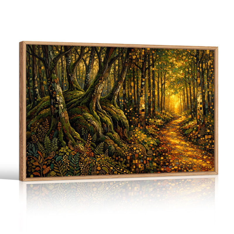 Art mural sur toile, "Torsade moussue", 18"H x 24"W