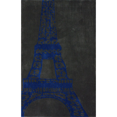 Tapis bleu Panitz Viva La France