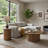Aurel Fluted 2 Piece Living Room Round Coffee Table & End Table (Set)-1751882117