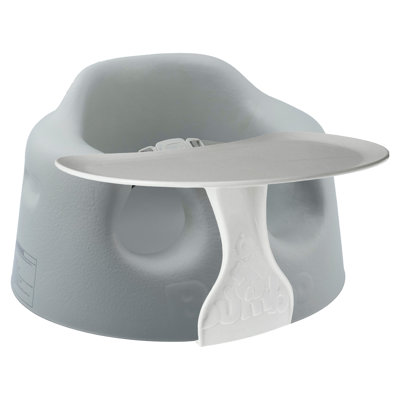 Bumbo Baby Infant Soft Foam Floor Seat with Eating and Play Top Tray Attachment by Bumbo
