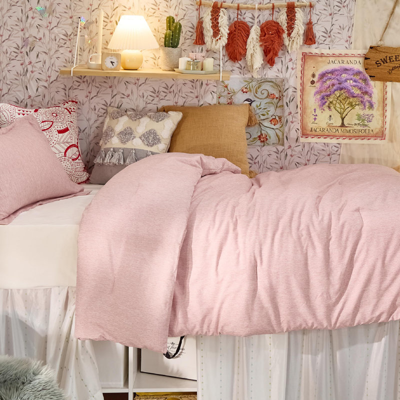 Bedding, Pink, Twin Comforter