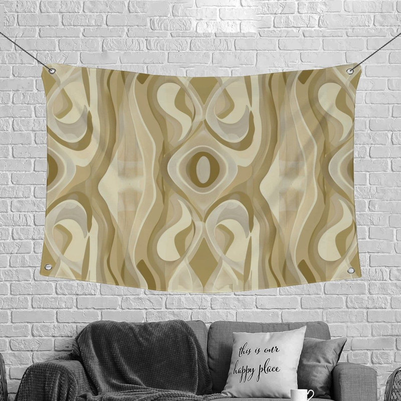 Plain Weave Muslin Microfiber Fabric Tapestry, 88" H x 104" W
