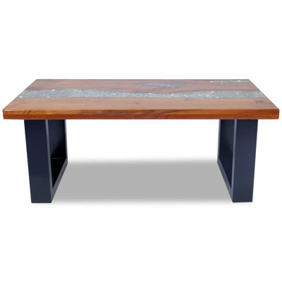 Burkey Solid Wood Sled Coffee Table