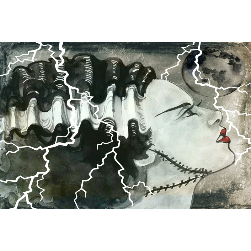 Scream Queens I par Jennifer Paxton Parker - peinture sur toile tendue, H 24 po x l 36 po x P 1,25 po