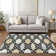 Malek Indoor/Outdoor Area Rug with Non-Slip Backing