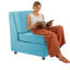 Chaise d'extérieur sans accoudoirs avec toile Sunbrella - Aruba-124917221