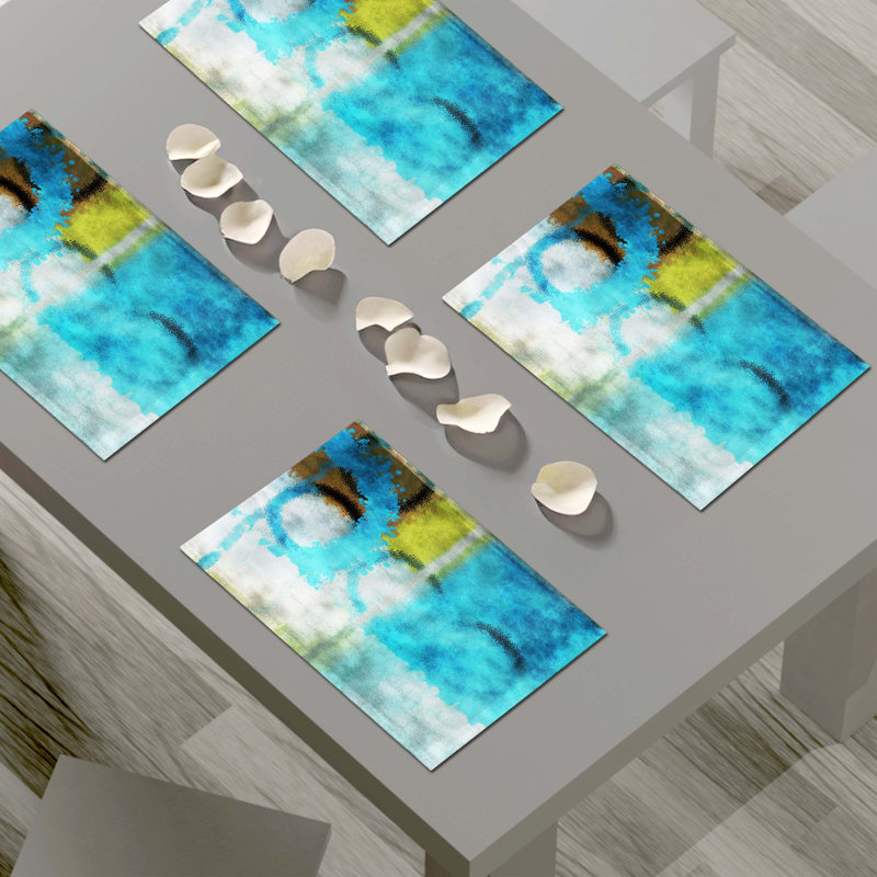Napperon abstrait en polyester