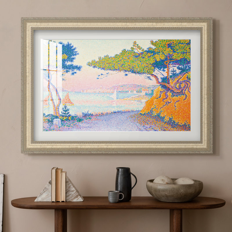 Golfe Juan, 1896-Paul Signac-Impression encadrée personnalisée, 16x22 INNER SIZE, Framed Print with Mat